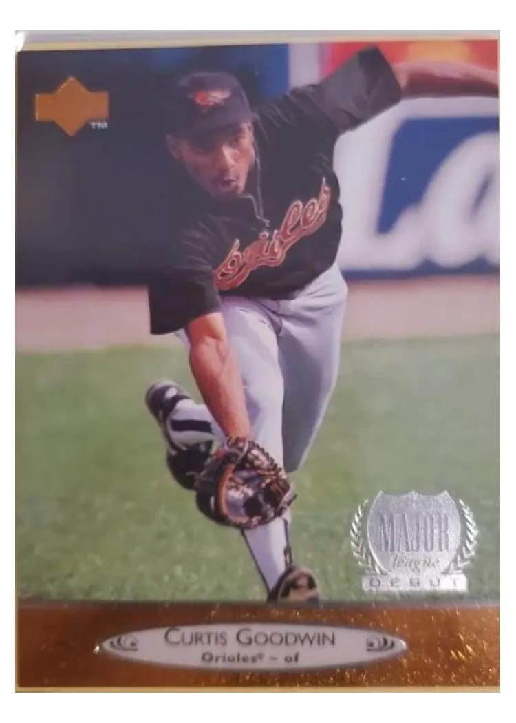 1996 Upper Deck Curtis Goodwin #12 card