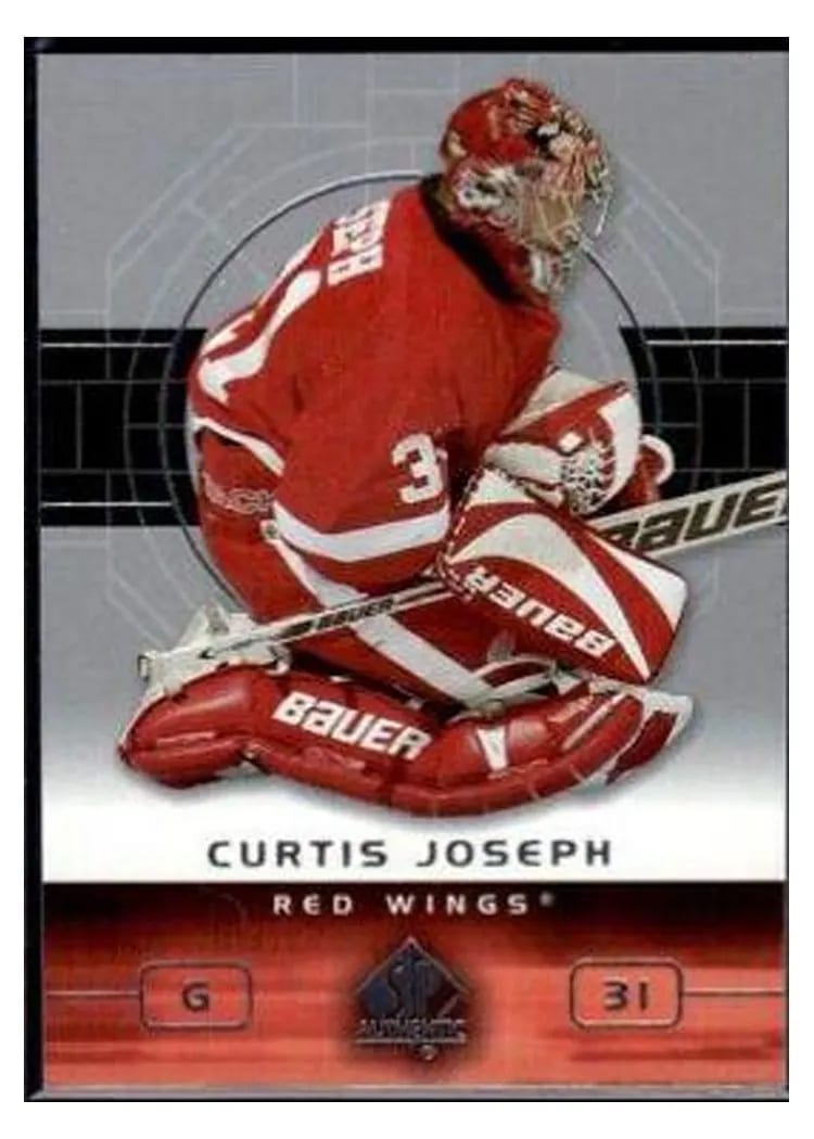 2002 SP Authentic Curtis Joseph #33 card