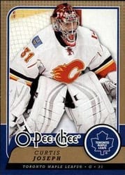 2008-09 O-Pee-Chee Base Set Curtis Joseph #71 card