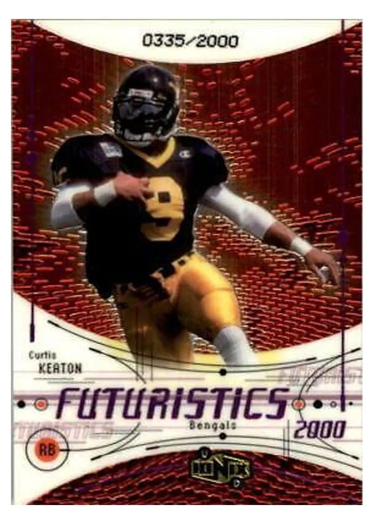 2000 Upper Deck Ionix Curtis Keaton #84 card