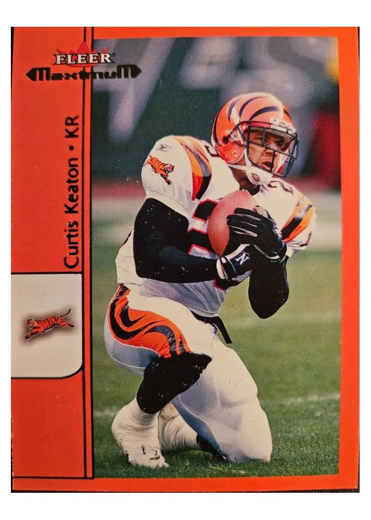2002 Fleer Maximum Curtis Keaton #43 card