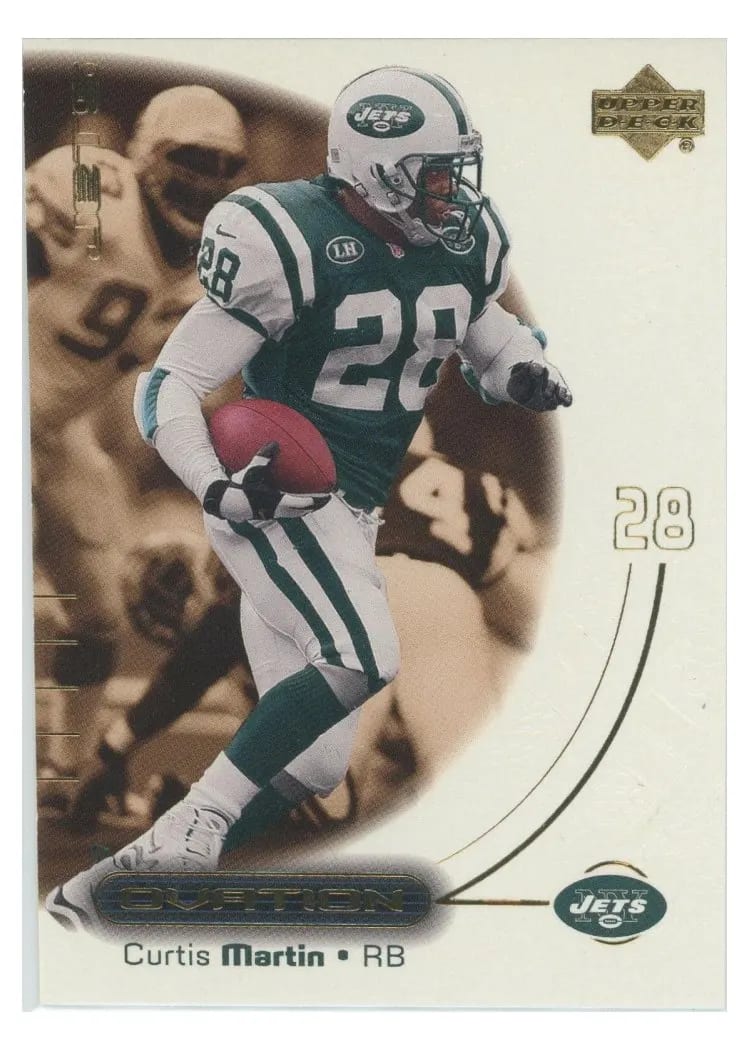 2000 Upper Deck Ovation Curtis Martin #39 card