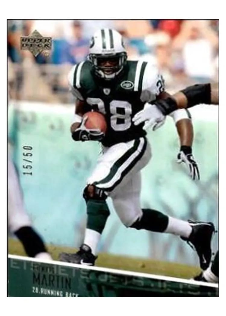 2003 Upper Deck Curtis Martin #62 card