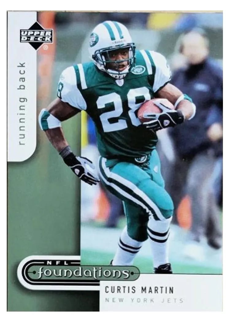 2005 Upper Deck Foundations Curtis Martin #66 card