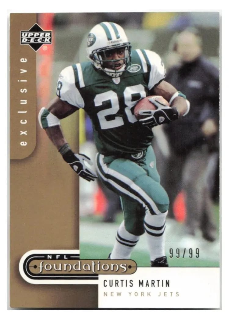 2005 Upper Deck Foundations Curtis Martin #66 card