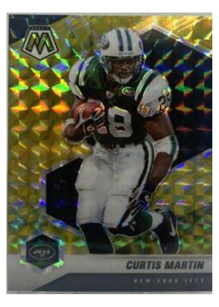 2021 Panini Mosaic Base Set Curtis Martin #156 card