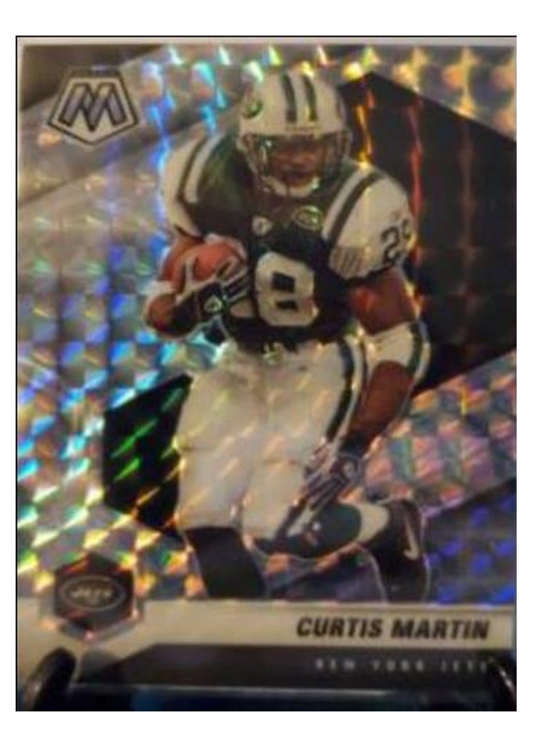 2021 Panini Mosaic Base Set Curtis Martin Silver #156 card