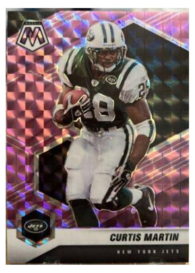 2021 Panini Mosaic Base Set Curtis Martin #156 card