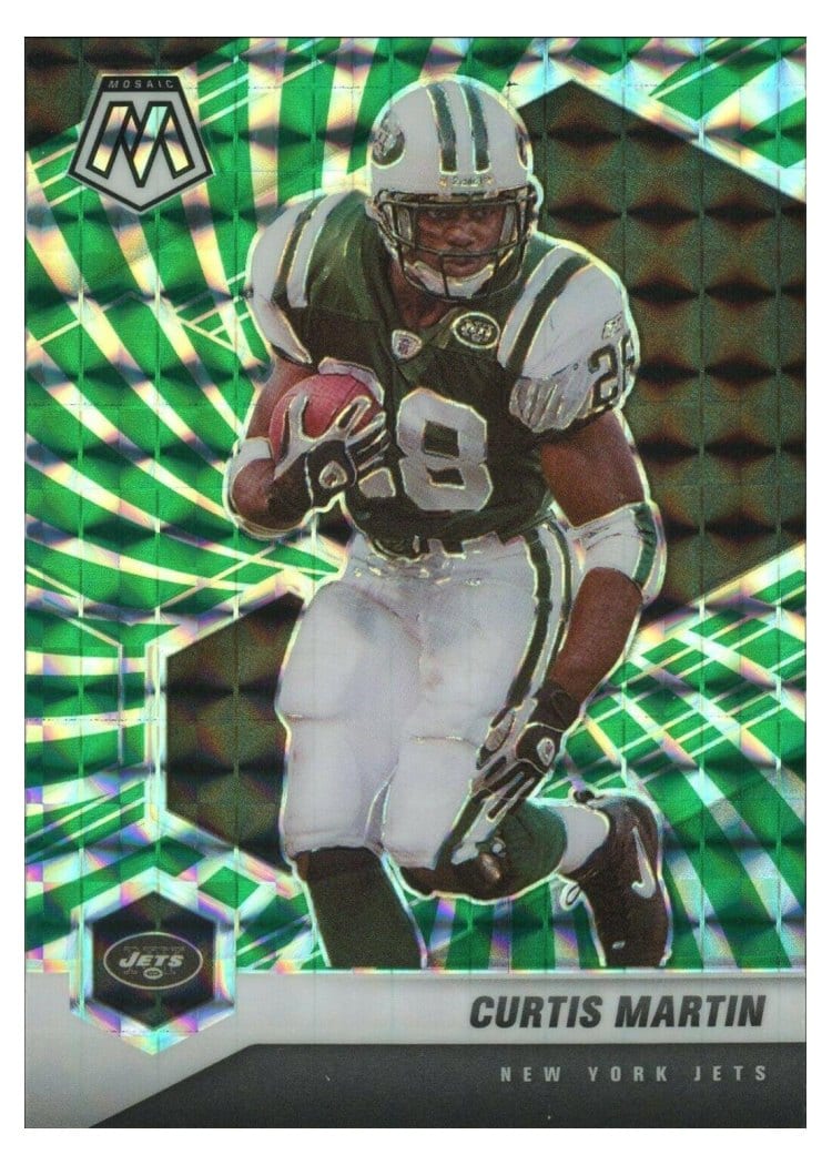 2021 Panini Mosaic Base Set Curtis Martin #156 card
