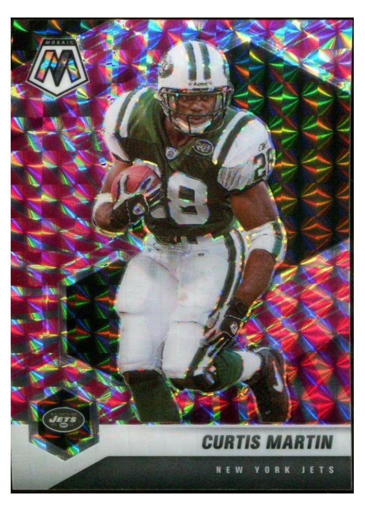 2021 Panini Mosaic Base Set Curtis Martin #156 card