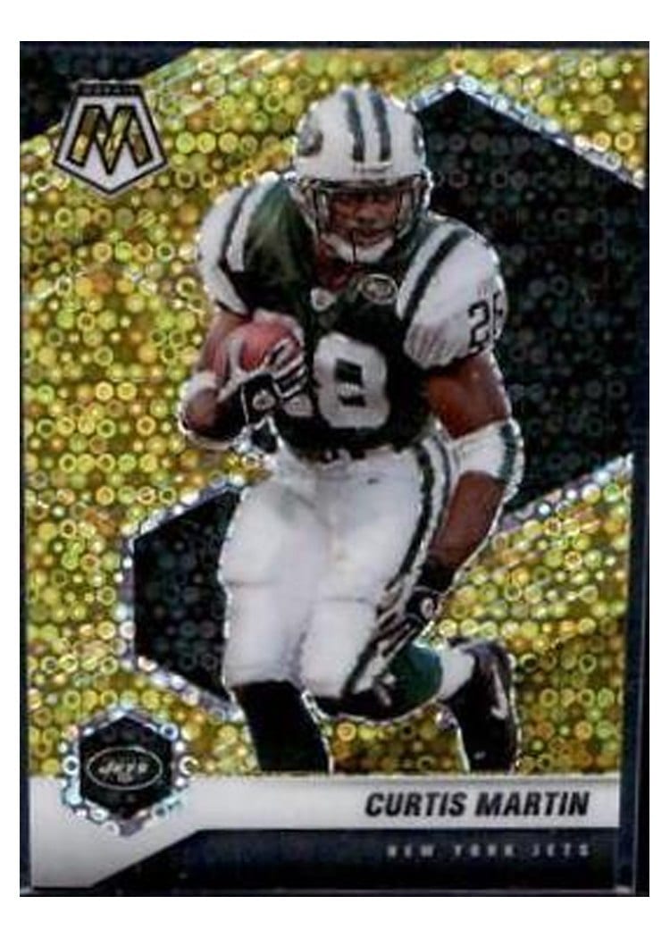 2021 Panini Mosaic Base Set Curtis Martin #156 card