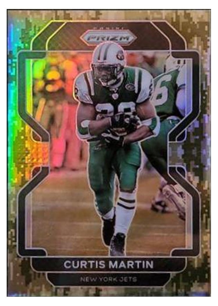 2021 Panini Prizm Base Set Curtis Martin #92 card