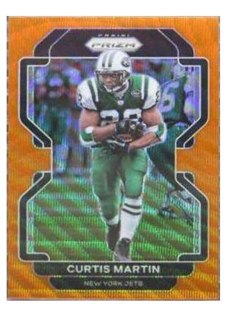 2021 Panini Prizm Base Set Curtis Martin #92 card