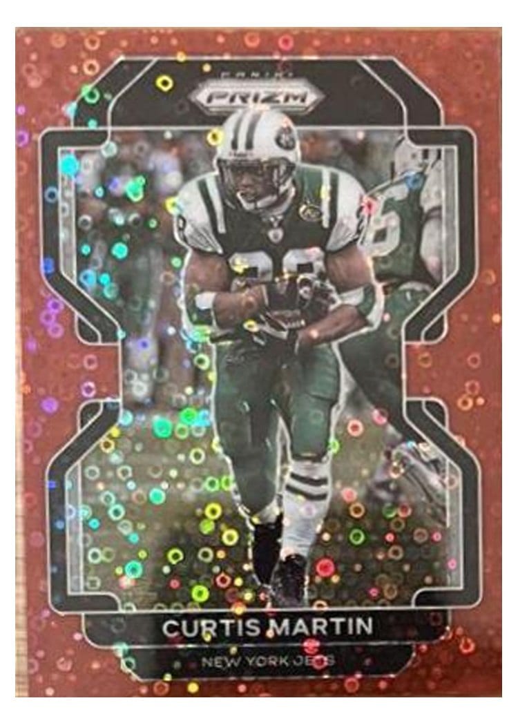 2021 Panini Prizm Base Set Curtis Martin #92 card
