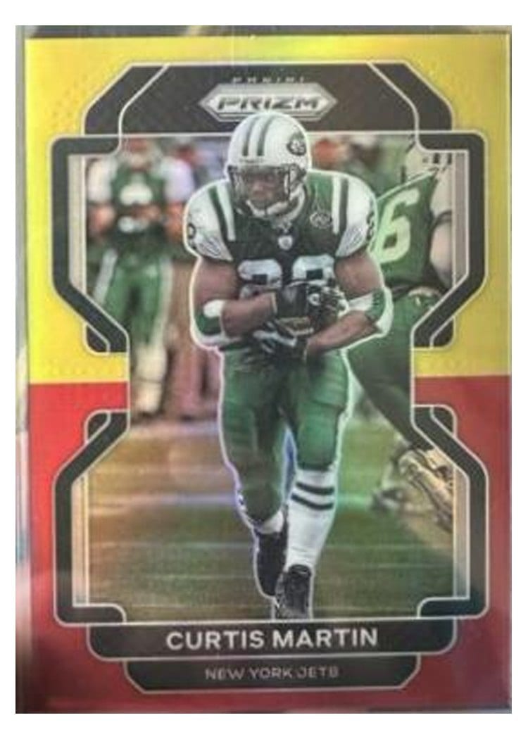 2021 Panini Prizm Base Set Curtis Martin #92 card