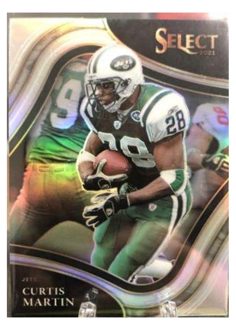2021 Panini Select Base Set Curtis Martin Silver #341 card