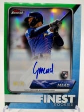 2024 Finest Rookies Autographs Curtis Mead #FR-CM card