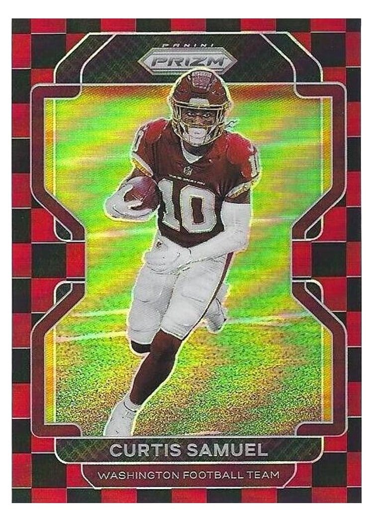 2021 Panini Prizm Base Set Curtis Samuel #209 card