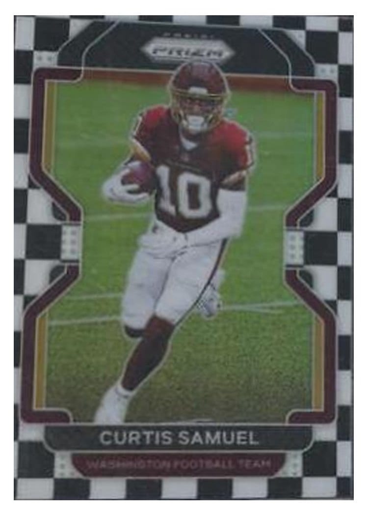 2021 Panini Prizm Base Set Curtis Samuel #209 card