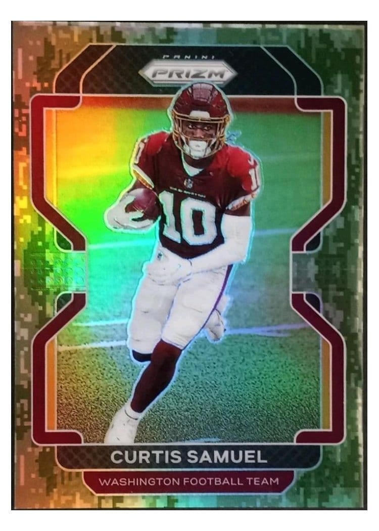 2021 Panini Prizm Base Set Curtis Samuel #209 card