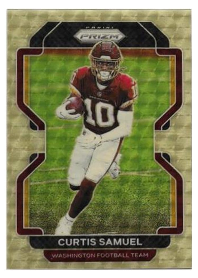 2021 Panini Prizm Base Set Curtis Samuel #209 card