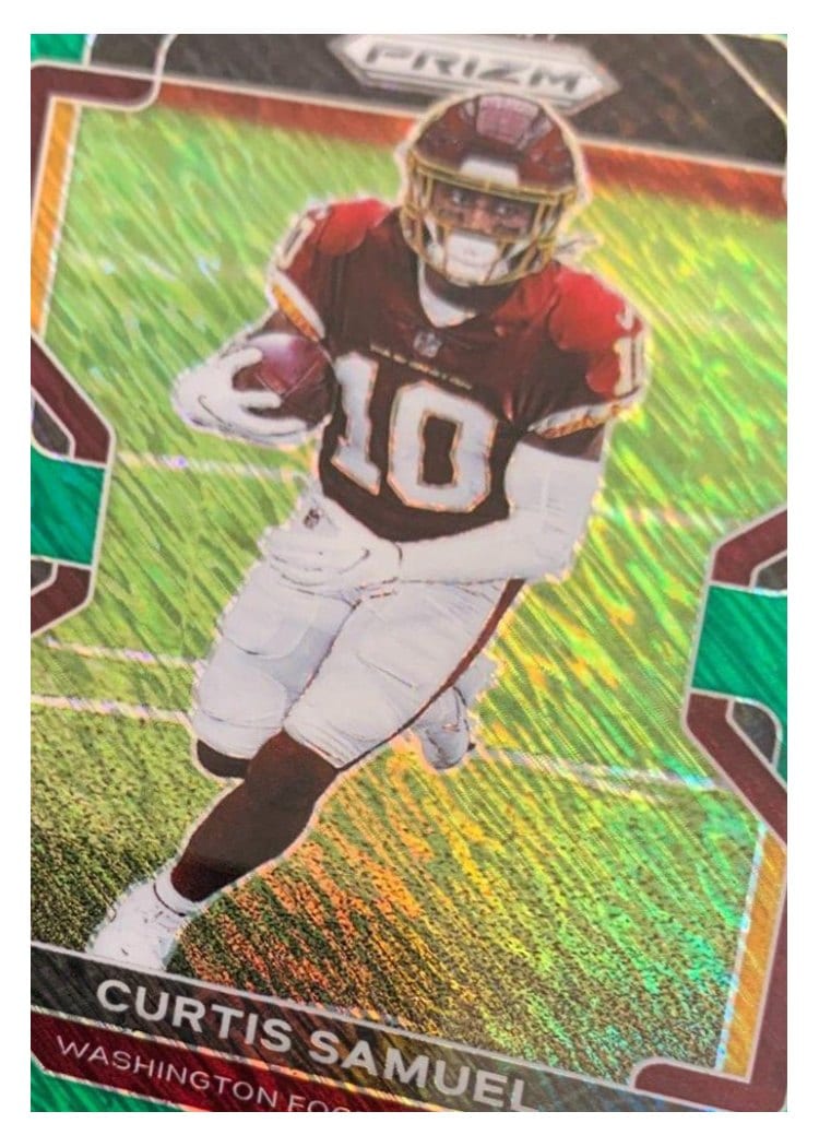2021 Panini Prizm Base Set Curtis Samuel #209 card