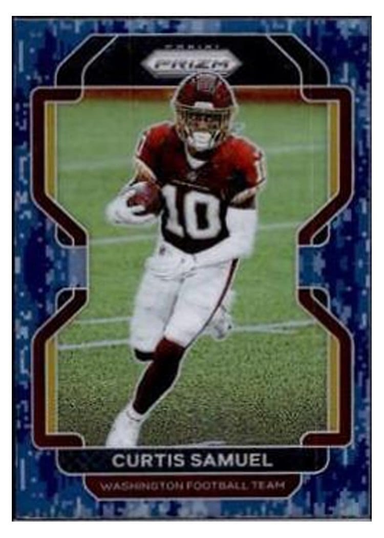 2021 Panini Prizm Base Set Curtis Samuel #209 card