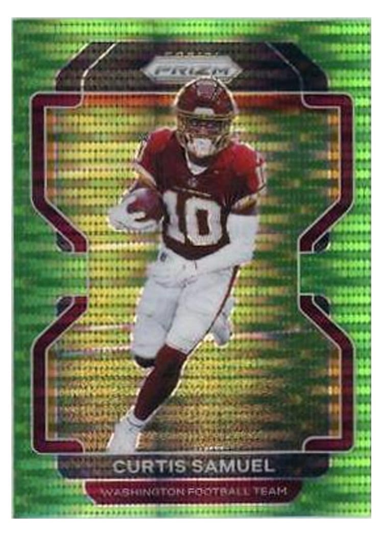 2021 Panini Prizm Base Set Curtis Samuel #209 card