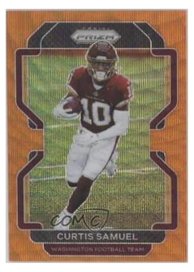 2021 Panini Prizm Base Set Curtis Samuel #209 card