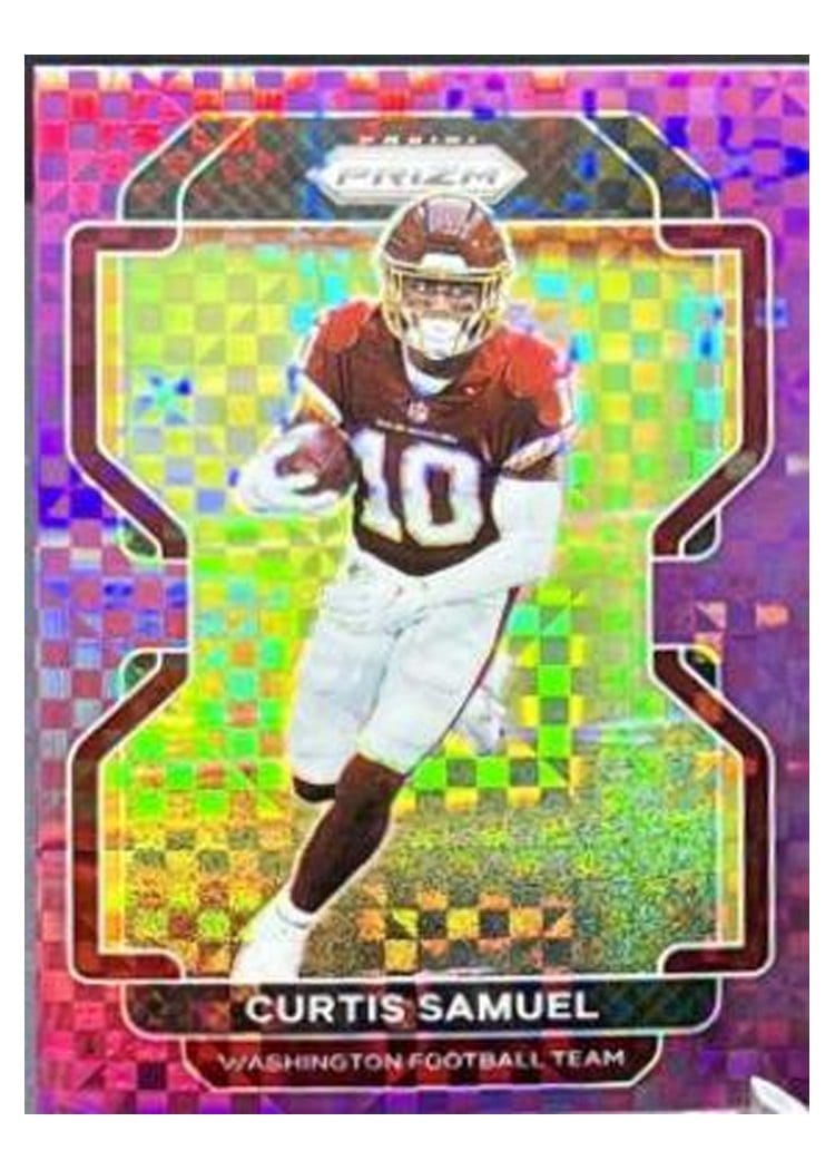 2021 Panini Prizm Base Set Curtis Samuel #209 card