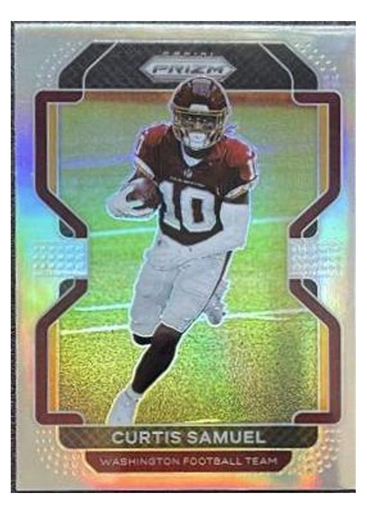 2021 Panini Prizm Base Set Curtis Samuel #209 card