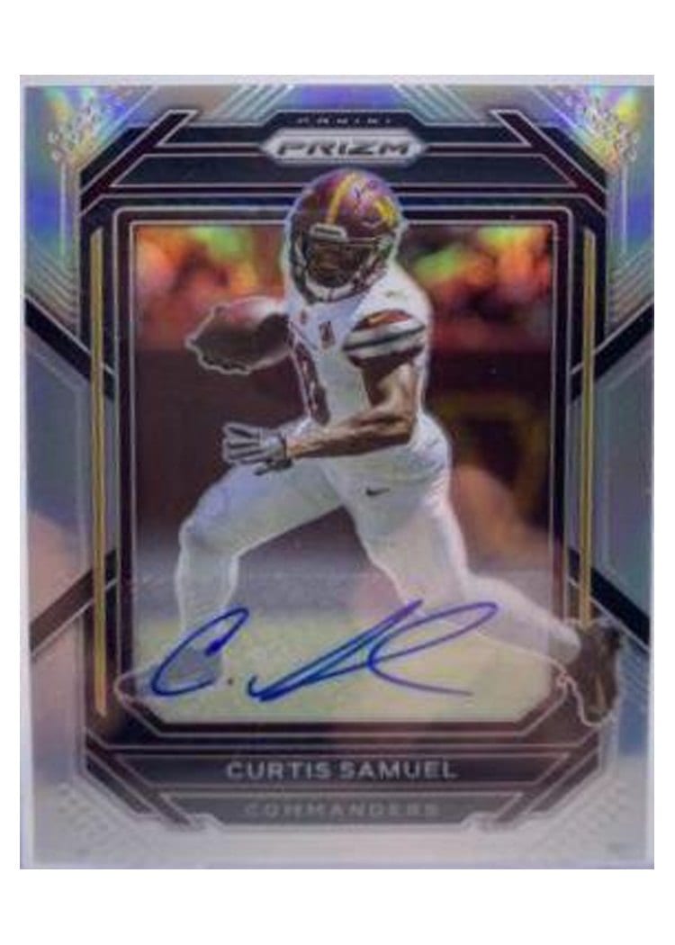 2022 Panini Prizm Base Set Curtis Samuel #295 card