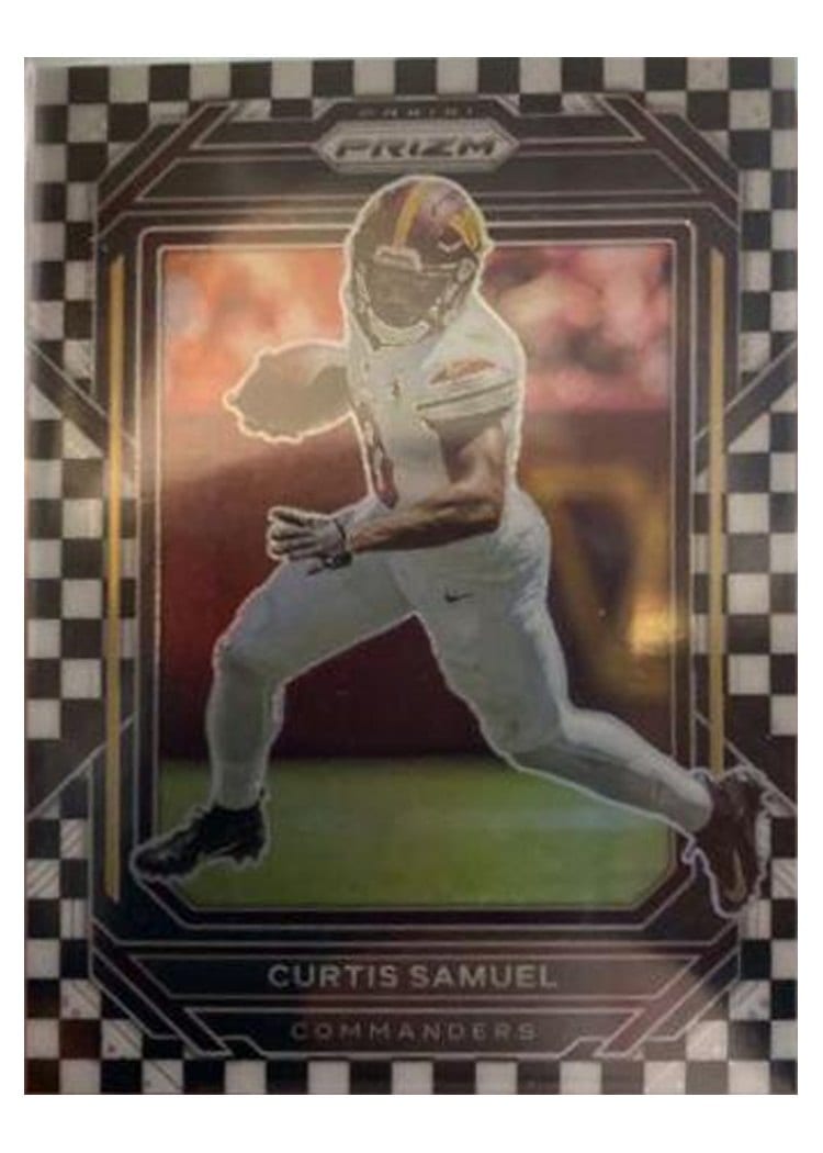 2022 Panini Prizm Base Set Curtis Samuel #295 card