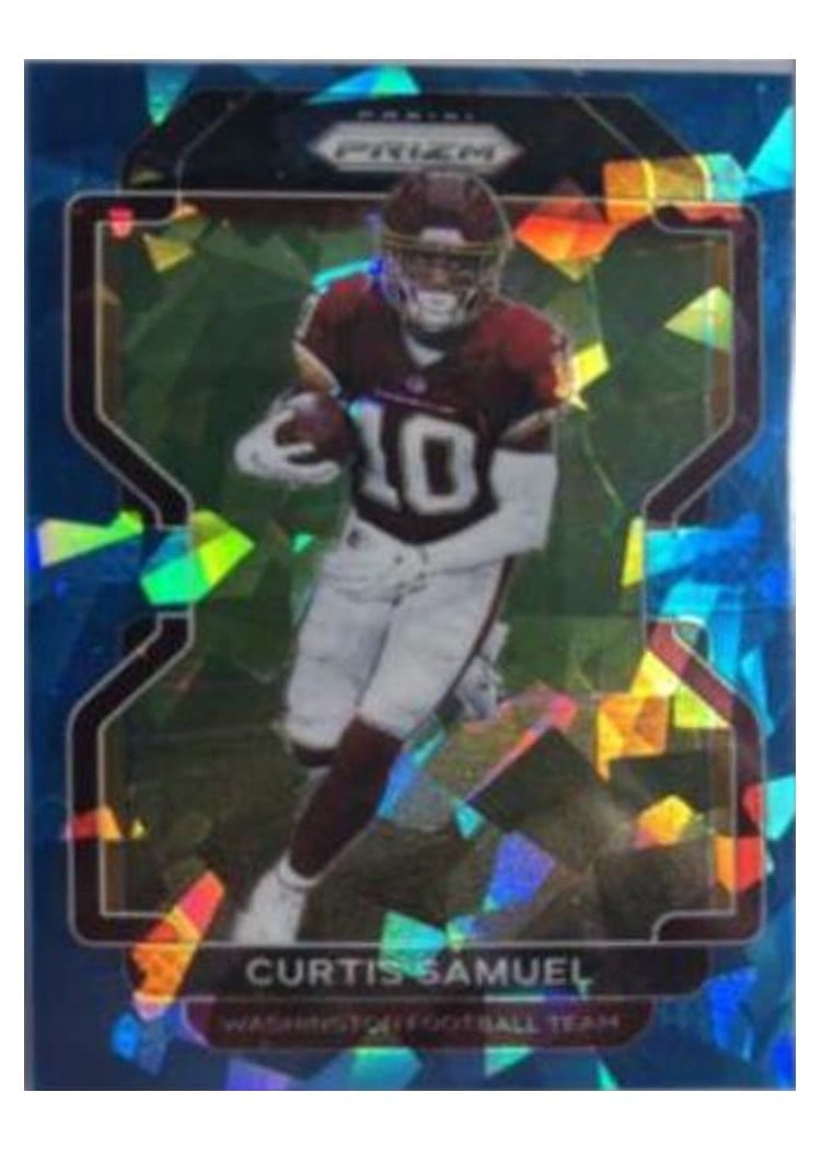 2022 Panini Prizm Base Set Curtis Samuel #295 card