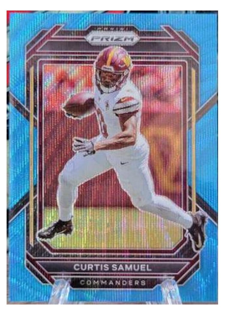 2022 Panini Prizm Base Set Curtis Samuel #295 card
