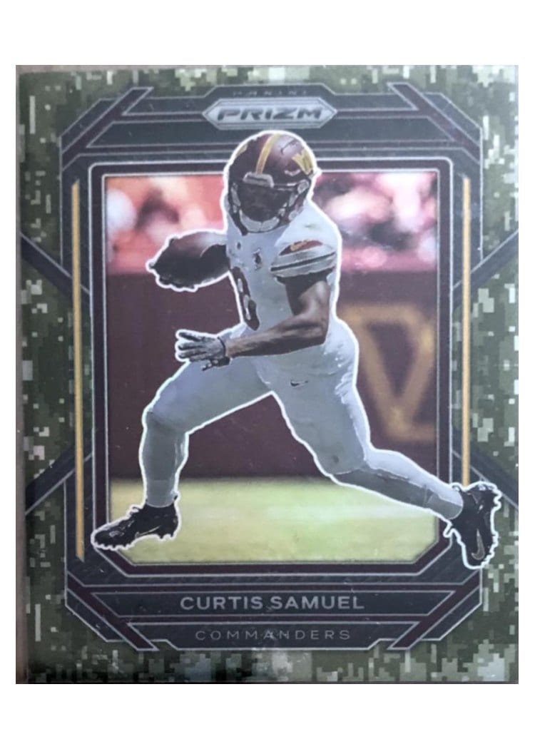 2022 Panini Prizm Base Set Curtis Samuel #295 card