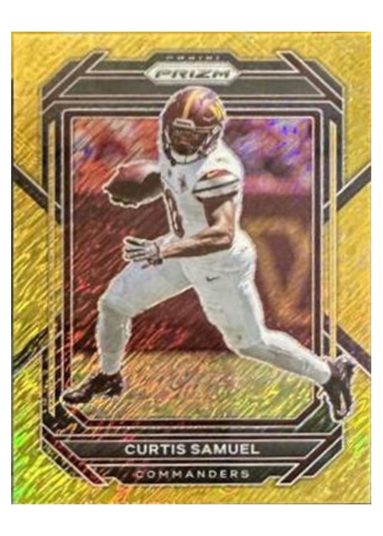 2022 Panini Prizm Base Set Curtis Samuel #295 card
