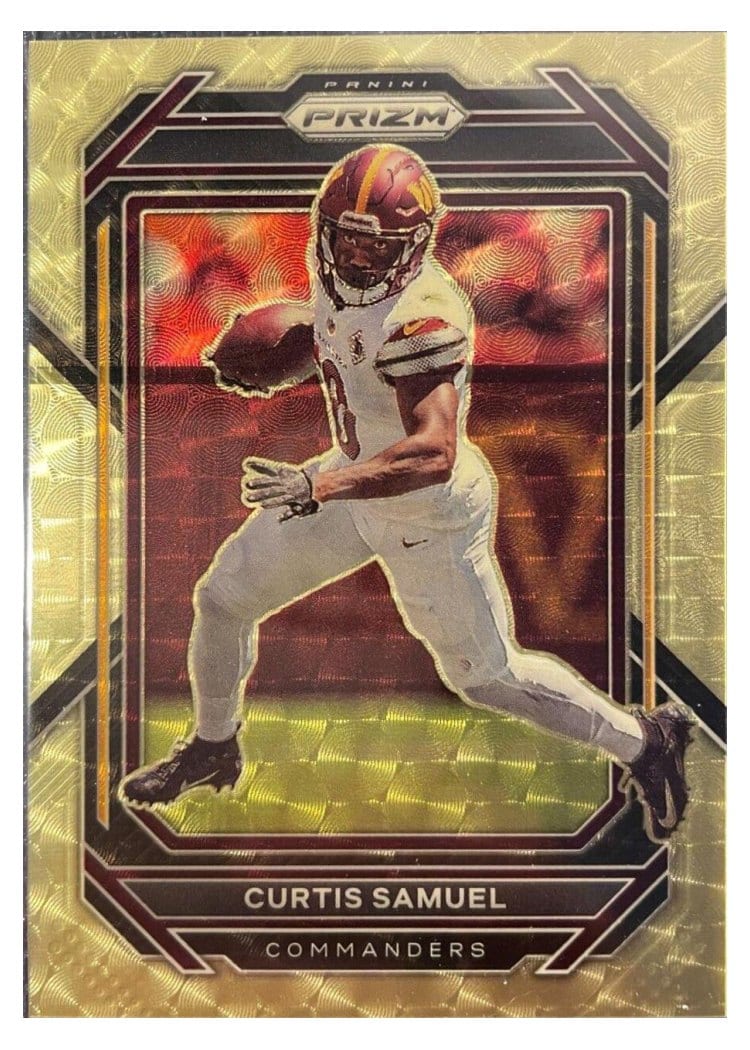 2022 Panini Prizm Base Set Curtis Samuel #295 card