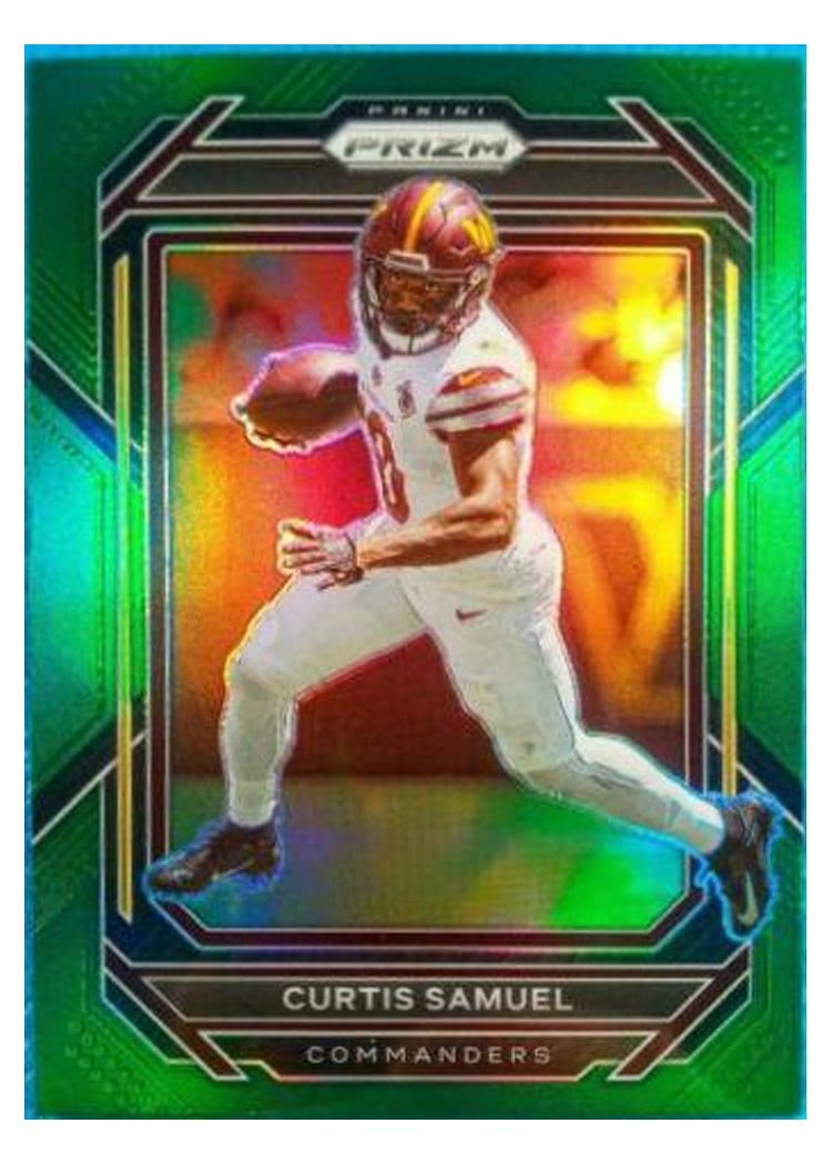 2022 Panini Prizm Base Set Curtis Samuel #295 card