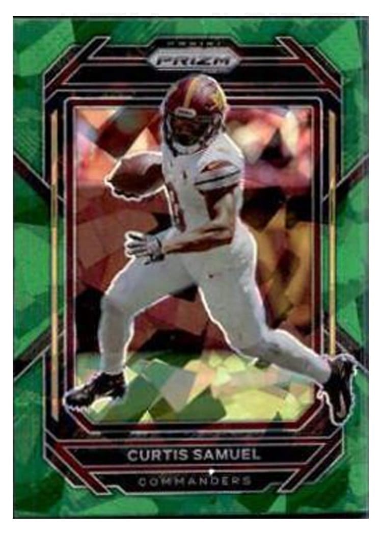 2022 Panini Prizm Base Set Curtis Samuel #295 card