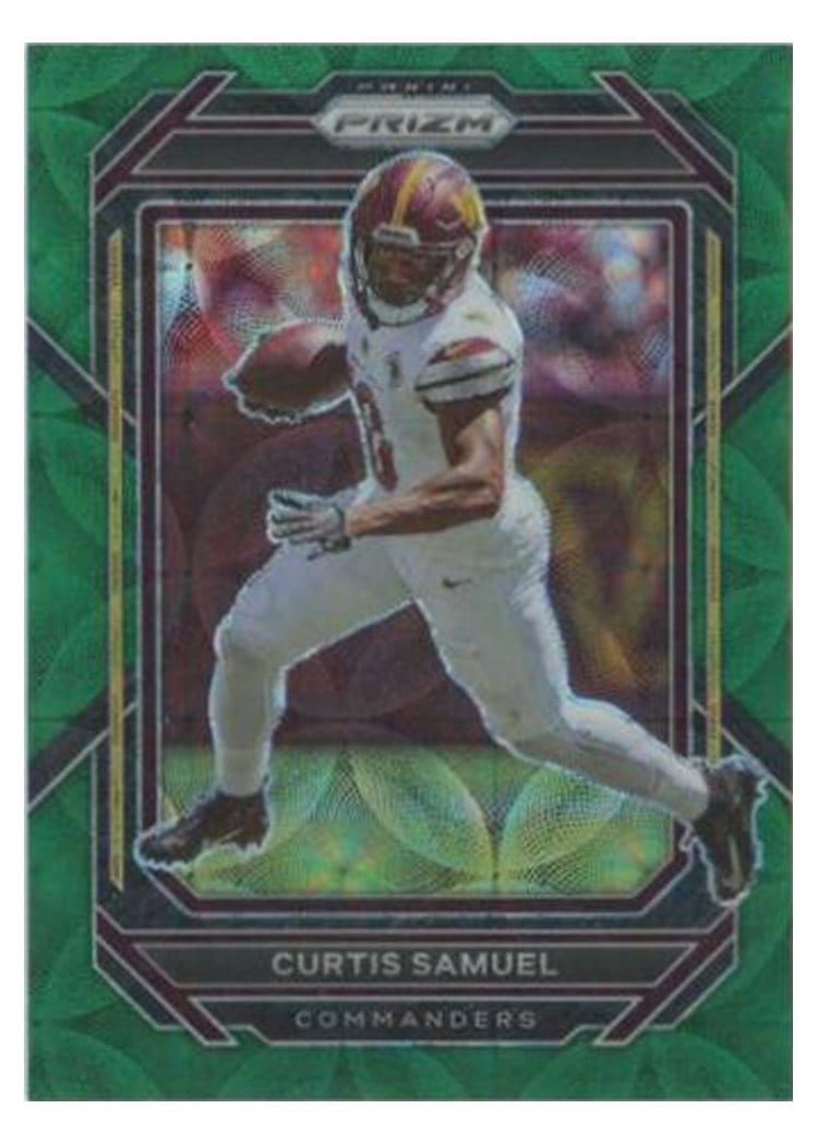 2022 Panini Prizm Base Set Curtis Samuel #295 card
