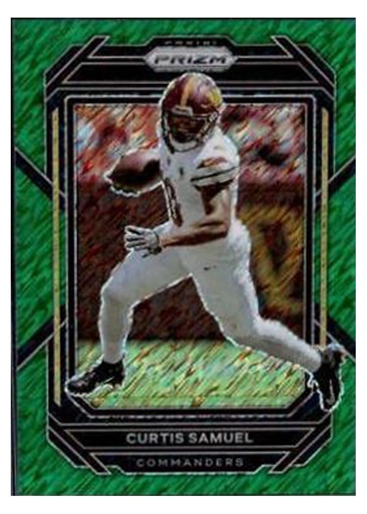 2022 Panini Prizm Base Set Curtis Samuel #295 card