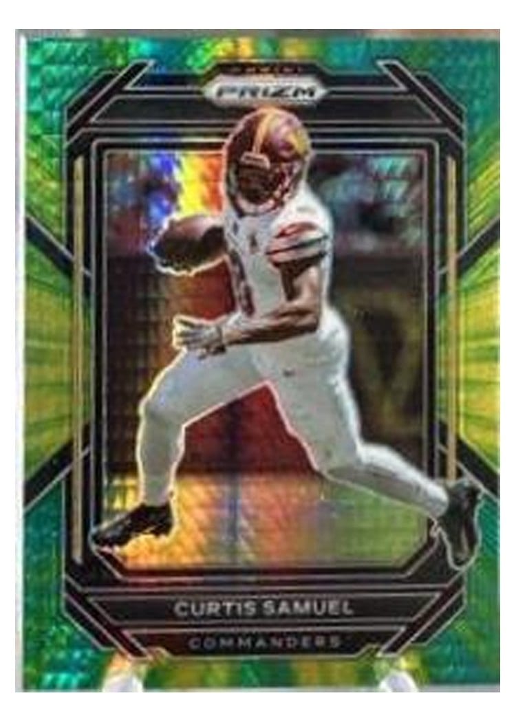 2022 Panini Prizm Base Set Curtis Samuel #295 card