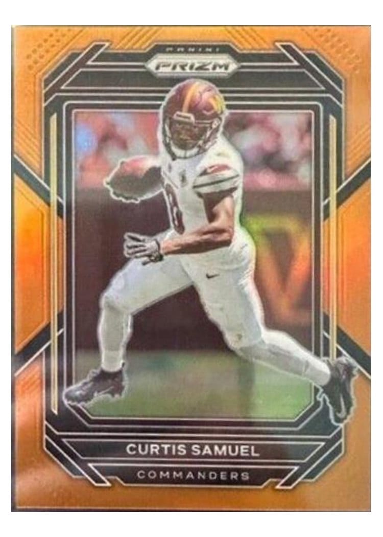 2022 Panini Prizm Base Set Curtis Samuel #295 card