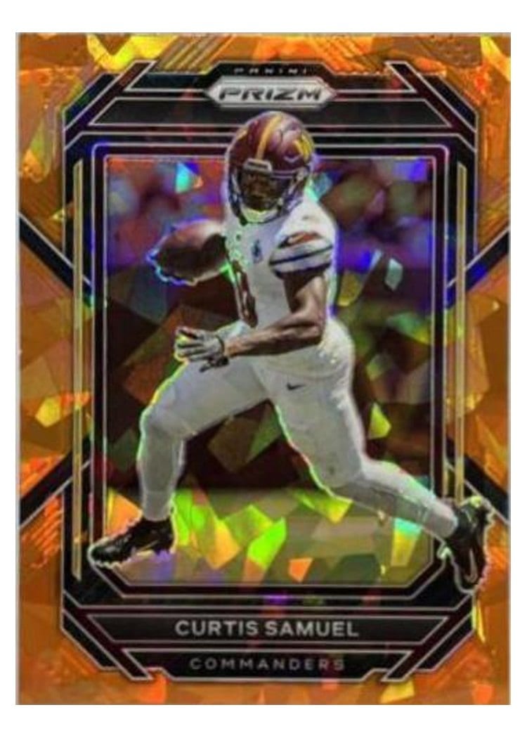 2022 Panini Prizm Base Set Curtis Samuel #295 card