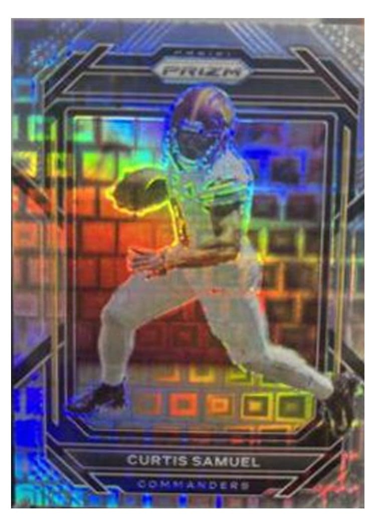 2022 Panini Prizm Base Set Curtis Samuel #295 card