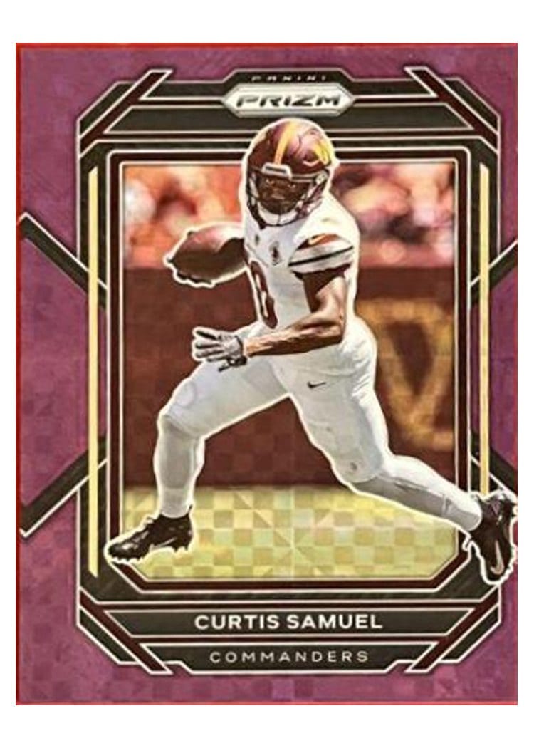 2022 Panini Prizm Base Set Curtis Samuel #295 card