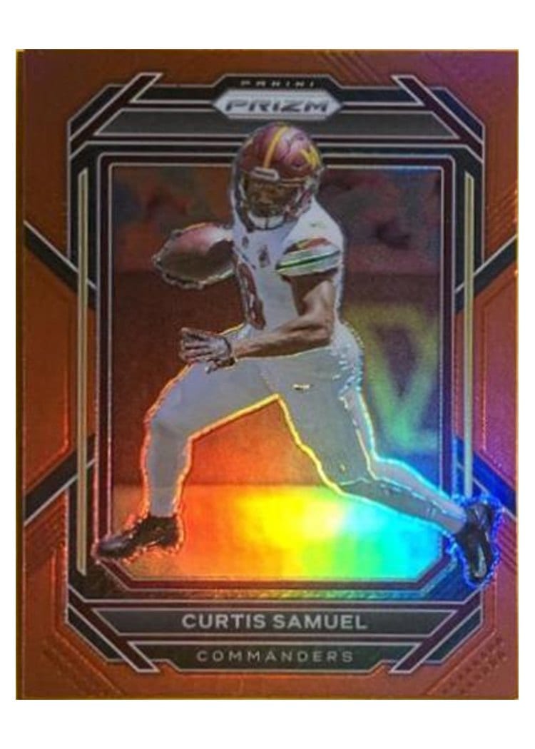2022 Panini Prizm Base Set Curtis Samuel #295 card