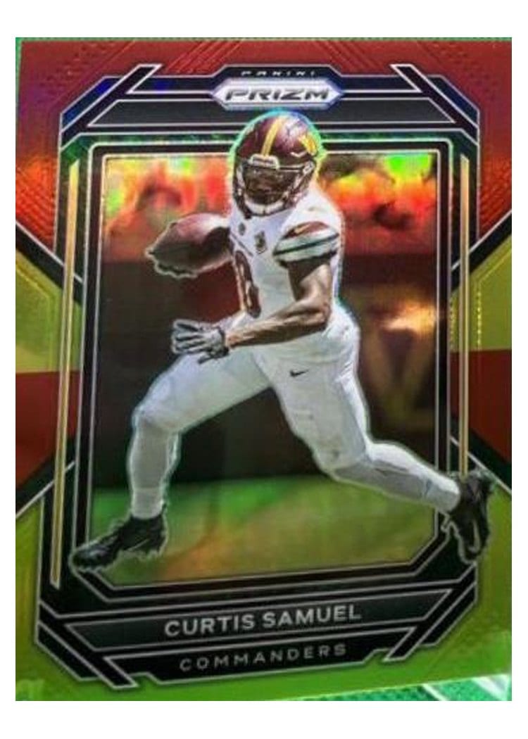 2022 Panini Prizm Base Set Curtis Samuel #295 card