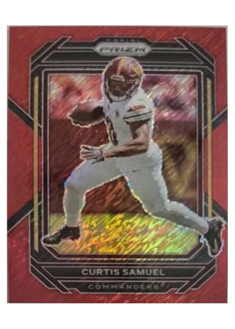 2022 Panini Prizm Base Set Curtis Samuel #295 card